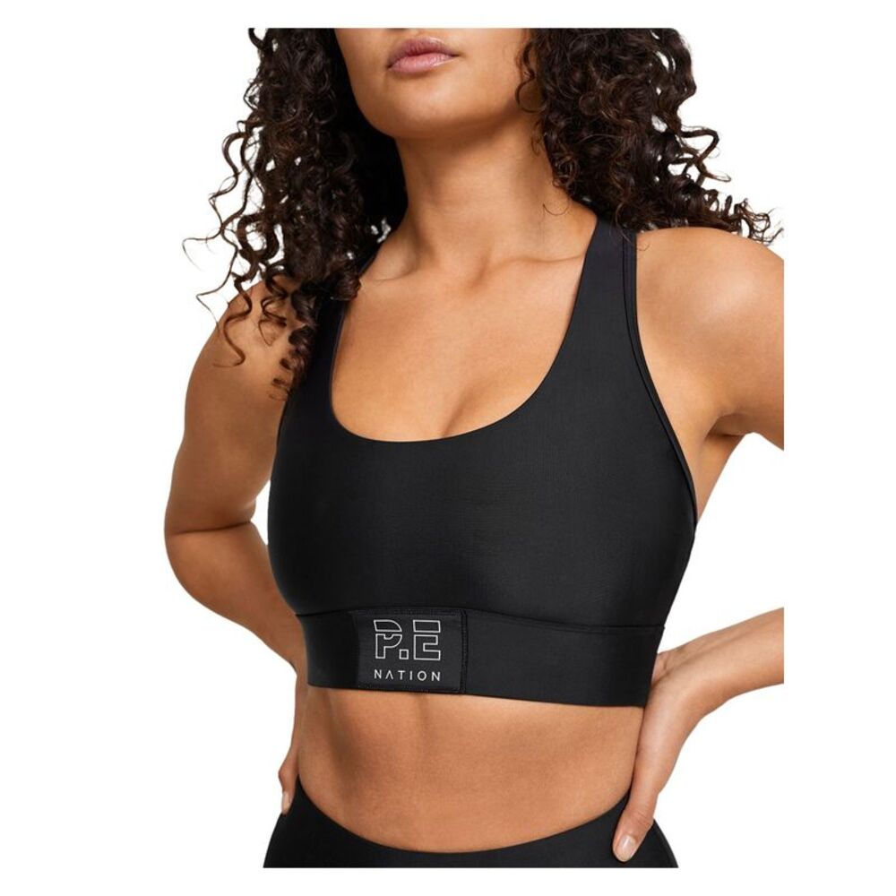 P. E NATION Intimates Black Compressive Sports Bra XS